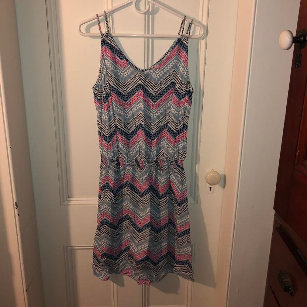 Light weight, casual patterned sun dress
